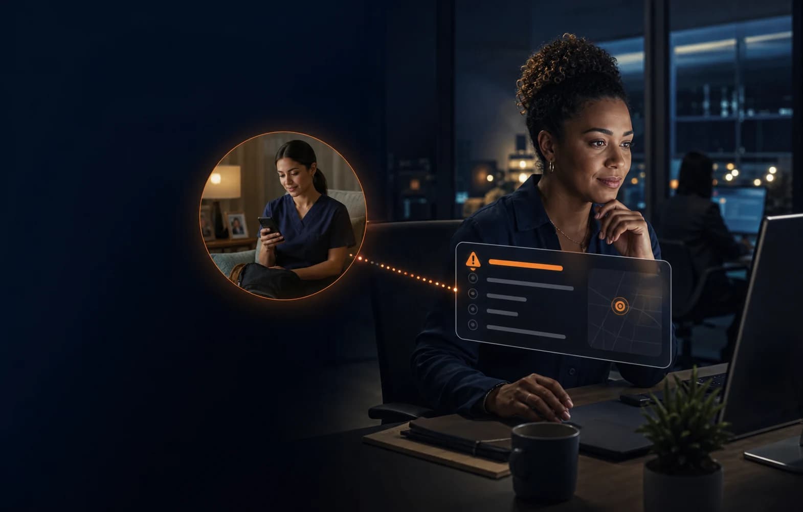 Pro KPO Connect turning a caregiver call-out into a structured staffing incident